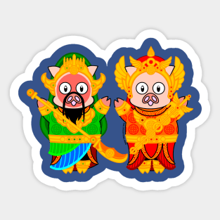 Piggy Generals Sticker